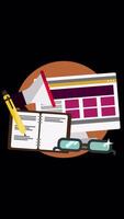 Copywriting Concept For Web Page On Vertical On Alpha Channel 2D Cartoon Animation video