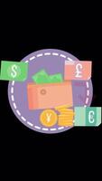 Easy Money Changing Allows You To Do Business More Comfortably On Vertical On Alpha Channel 2D Cartoon Animation video