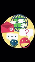 Notify Anyone Around The World Via Online Messaging On Vertical On Alpha Channel 2D Cartoon Animation video