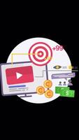 Progress In Your Business More Easily With Marketing Method On Vertical On Alpha Channel 2D Cartoon Animation video