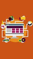 SEO Optimization, Web Analytics On Vertical 2D Cartoon Animation video