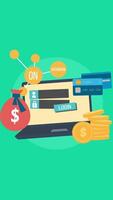 Mobile Banking Gives You The Opportunity To Protect Your Money More Easily On Vertical 2D Cartoon Animation video