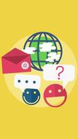 Notify Anyone Around The World Via Online Messaging On Vertical 2D Cartoon Animation video