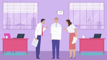 Angry Office Bosses Resent Employee 2D Cartoon Animation video
