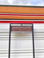 Bangkok, Thailand on July 22 2023. Information board regarding the opening hours of Wat Phra Chettuphon Wimon Mangkhlaram Ratchaworamahawihan photo