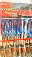 Bekasi, Indonesia on January 8 2024. Sales showcase for Denso brand Wiper Blades. photo