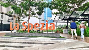 Bekasi, West Java on December 12 2023. La Spezia has become a new magnet for those who need an oasis of calm in the Bekasi area. photo