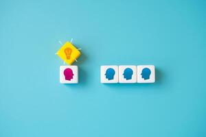 Share your idea with others and lead a new business project. Education and sharing of experience. photo