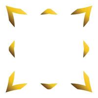 luxury golden geometry element vector