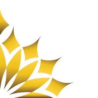 luxury golden geometry element vector