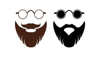 World Beard Day is observed every year on September. banner design template illustration background design. vector
