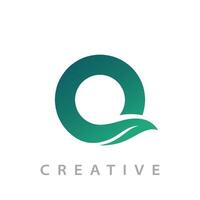 letra q logo diseño modelo elementos vector