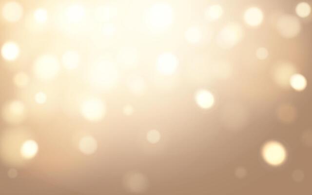 Golden bokeh on black background, eps 10 illustration bokeh particles, Background decoration