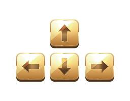 Keyboard icon. Left Right Up Down arrows vector