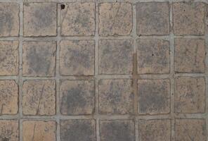 Old stone pavement and flooring texture photo
