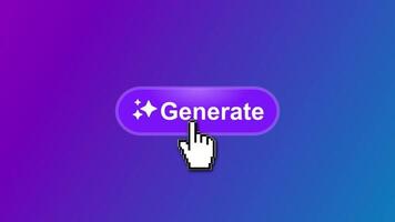 Animation of Clicking AI Generate Button video