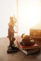 Lawyer, legal advisor, businessman brainstorming information on agreement details Business contracts in legal processing books for accuracy in contract documents. joint financial investment. photo