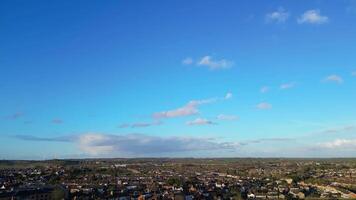 High Angle View of Leighton Buzzard Town of England United Kingdom during Cloudy and Windy Day. March 29th, 2024 video