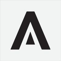Letter A logo icon design template elements. Suitable for many purposes. vector