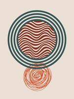 Abstract art for decoration and collection, printable and easy to edit vector