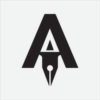 Letter A logo icon design template elements. Suitable for many purposes. vector