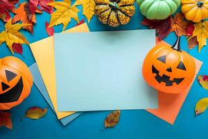 View of a Beautiful color Helloween Day Gift Notebook blank paper photo