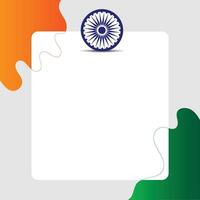 Happy Independence Day and Republic Day Social Media Post Greeting Background with copy space for text vector
