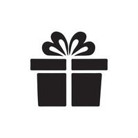 illustration of a gift box icon. vector
