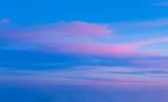 Sunset sky background photo