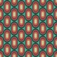 A pattern of red and green circles vector