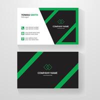 Modern Professional Business Card Design Templates with mockups vector