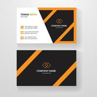 Modern Professional Business Card Design Templates with mockups vector