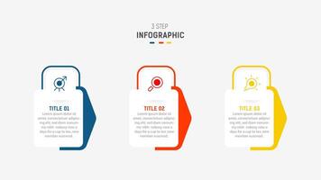 Four Step Infographic design element template for presentation. info graphic illustration. process diagram and presentations step, banner, flow chart, 4 option template. vector