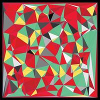 a pattern background with colorful and creative abstract shape and line with a background vector