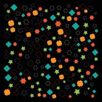 shape and outline shape design for background vector