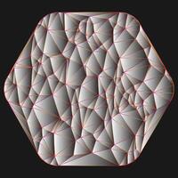 a pattern background with colorful and creative abstract shape and line with a background vector