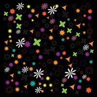 shape and outline shape design for background vector