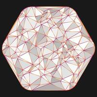 a pattern background with colorful and creative abstract shape and line with a background vector