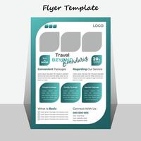 Creative corporate colorful business flyer template design set vector