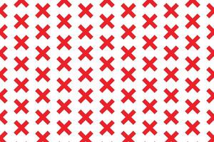 Wrong pattern . Crosses pattern . Cross background . Cross wallpaper . illustration vector