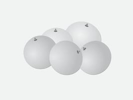 A group of black and white color oranges on white page illustration vector