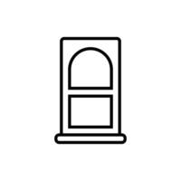 Furniture and home interior elements - thin line web icon set. vector