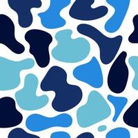 seamless colorful pattern with blue, cyan spots vector