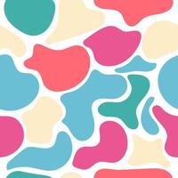 seamless colorful pattern with blue, pink, green spots. texture art vector