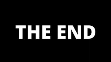 el final animación en negro antecedentes y blanco antecedentes adecuado para película terminaciones, clausura escenas, final pantalla, clausura diapositivas video