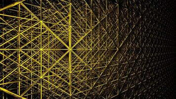 Side Movement on Gold Blurred Grate Background VJ Loop in 4K video