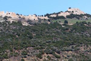 Nimrod Israel 02 02 2024. Nimrod Fortress is a medieval fortress located in the northern part of the Golan Heights in Israel. photo