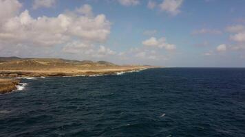 FPV Aerial view over an island in the Caribbean video