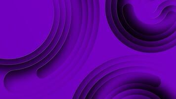 Circular rotating abstract elegant background animation on purple background video