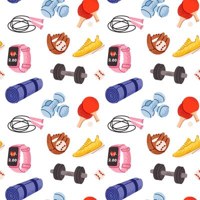 Sports equipment pattern